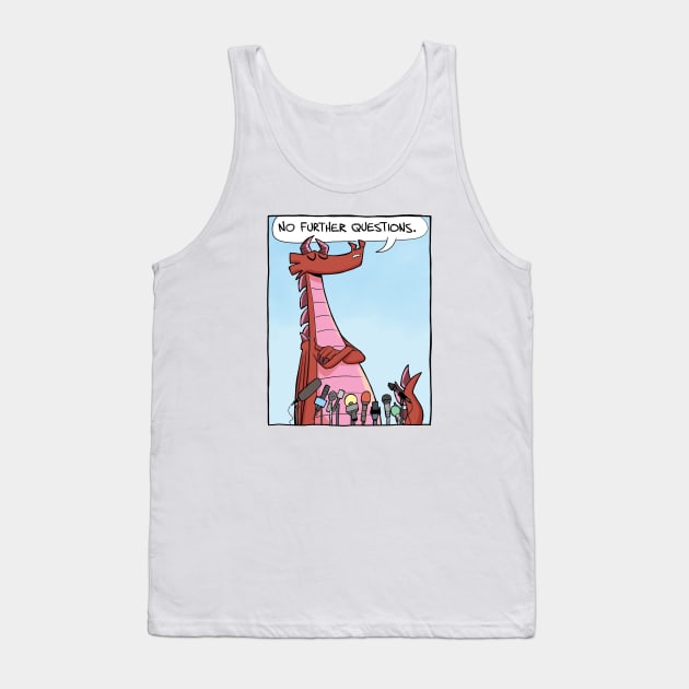 No Further Questions Tank Top by Slack Wyrm